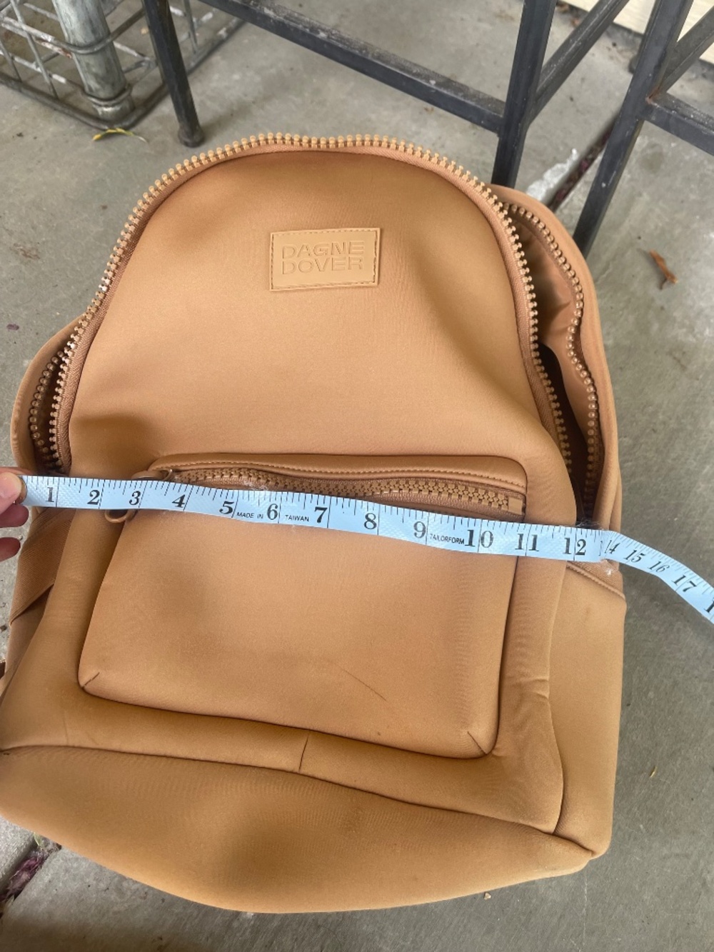 Large Dakota Backpack Dagne Dover Camel - Picture 12 of 15